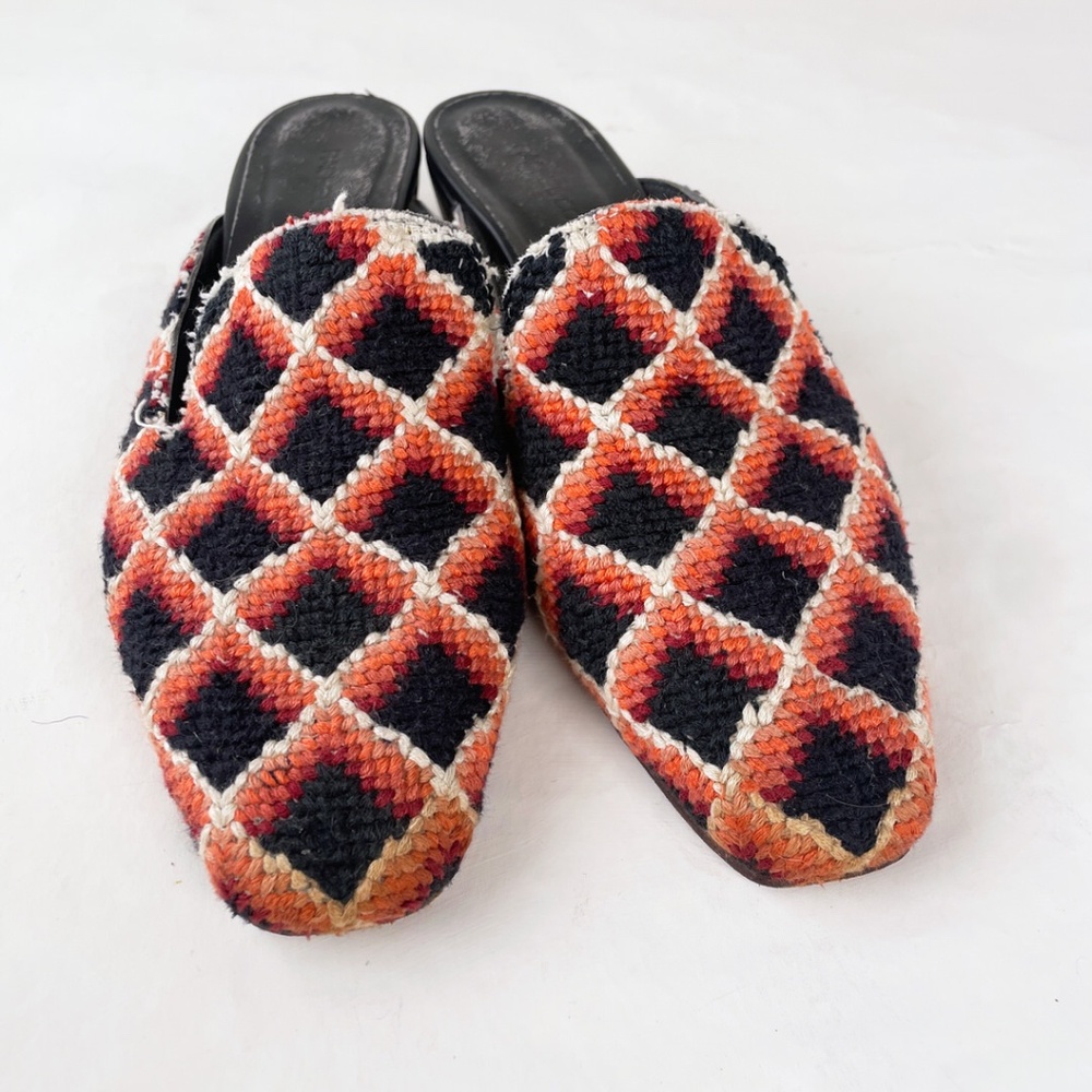 Rachel Comey Needlepoint Wald Wedge Mule Shoe Size 6 - Picture 13 of 16